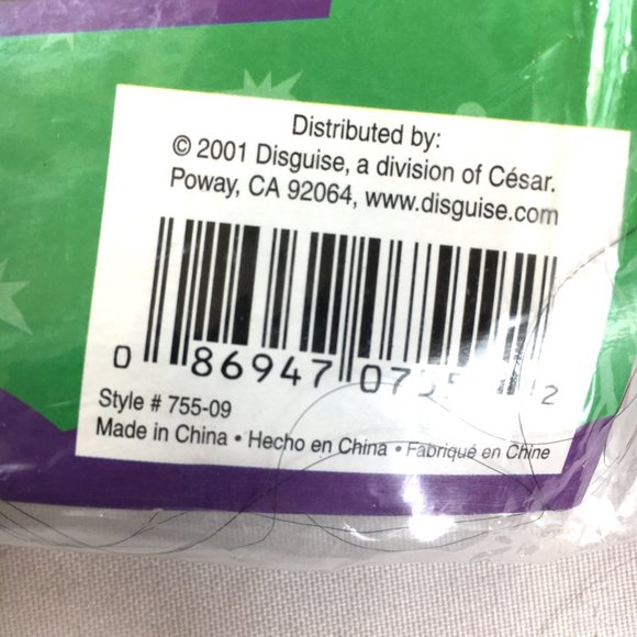 Long Grey Wig Theatrical Halloween Disguise NOS NWT - Picture 6 of 6